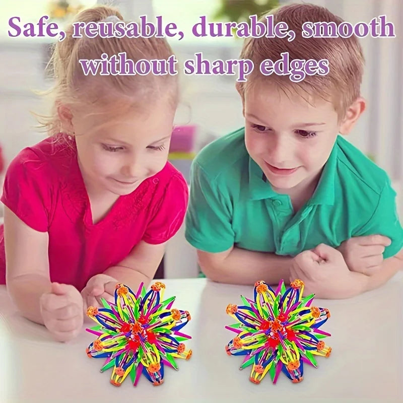 1Pc Breathing Ball Expandable Ball Toy Sphere Colorful Expanding Ball Sensory Toys, Fidgets Toys